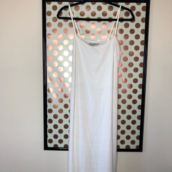 MaxMara Dresses & Skirts - MaxMara White Maxi Dress Linen 6 Made in Italy